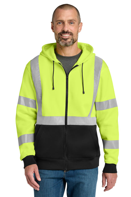 CornerStone CSF300 A107 Class 3 Heavy-Duty Fleece Full-Zip Hoodie