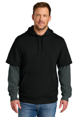CornerStone ®  Tough Fleece Layered Hoodie CSF632 - CornerStone CSF632