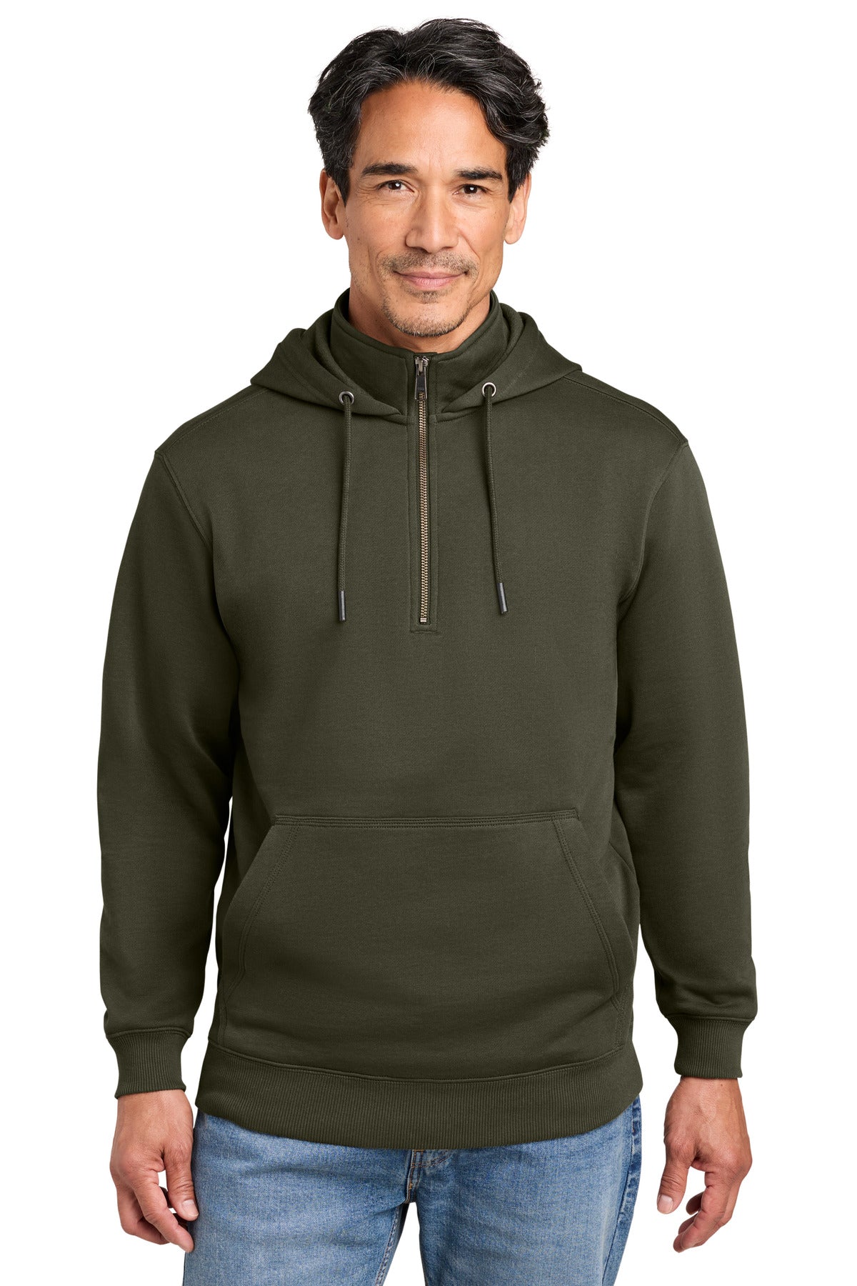 CornerStone CSF633 Tough Fleece 1/4-Zip Hoodie