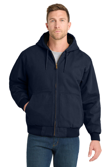 CornerStone ®  Washed Duck Cloth Insulated Hooded Work Jacket. CSJ41 - CornerStone CSJ41