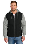 CornerStone CSJ42 Duck Fleece Full-Zip Hooded Jacket