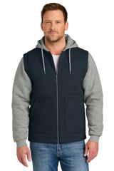 CornerStone ®  Duck Fleece Full-Zip Hooded Jacket CSJ42 - CornerStone CSJ42