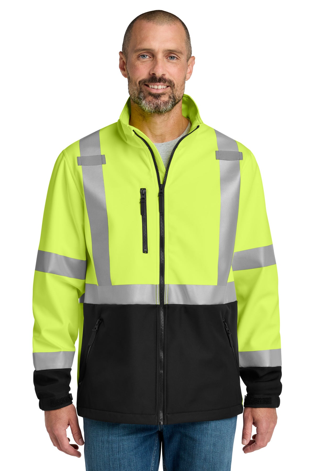 CornerStone CSJ503 ANSI 107 Class 3 Soft Shell Jacket
