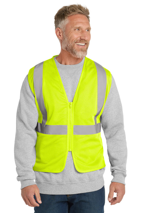 CornerStone  ®  ANSI 107 Class 2 Economy Mesh Zippered Vest. CSV101 - CornerStone CSV101
