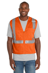 CornerStone  ®  ANSI 107 Class 2 Mesh Zippered Vest. CSV102 - CornerStone CSV102