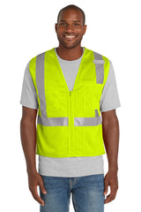 CornerStone  ®  ANSI 107 Class 2 Mesh Zippered Vest. CSV102 - CornerStone CSV102