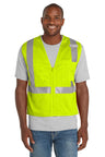 CornerStone  ®  ANSI 107 Class 2 Mesh Zippered Vest. CSV102 - CornerStone CSV102
