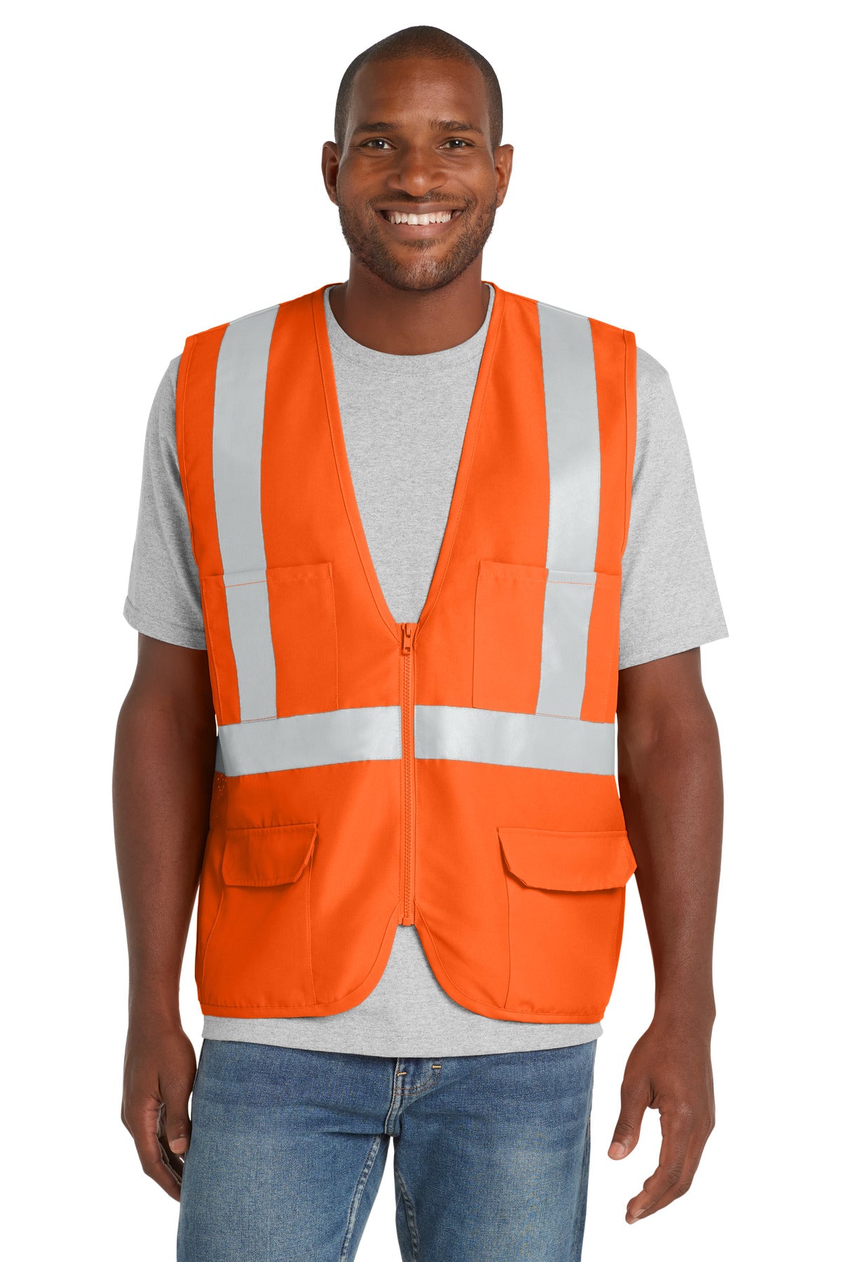 CornerStone CSV405 CornerStone - ANSI 107 Class 2 Mesh Back Safety Vest. CSV405 - CornerStone CSV405