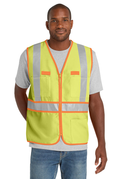 CornerStone CSV407 CornerStone - ANSI 107 Class 2 Dual-Color Safety Vest. CSV407 - CornerStone CSV407