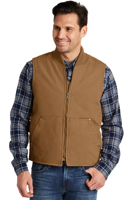 CornerStone ®  Washed Duck Cloth Vest. CSV40 - CornerStone CSV40