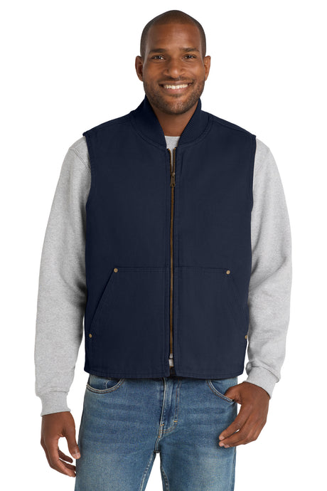 CornerStone ®  Washed Duck Cloth Vest. CSV40 - CornerStone CSV40