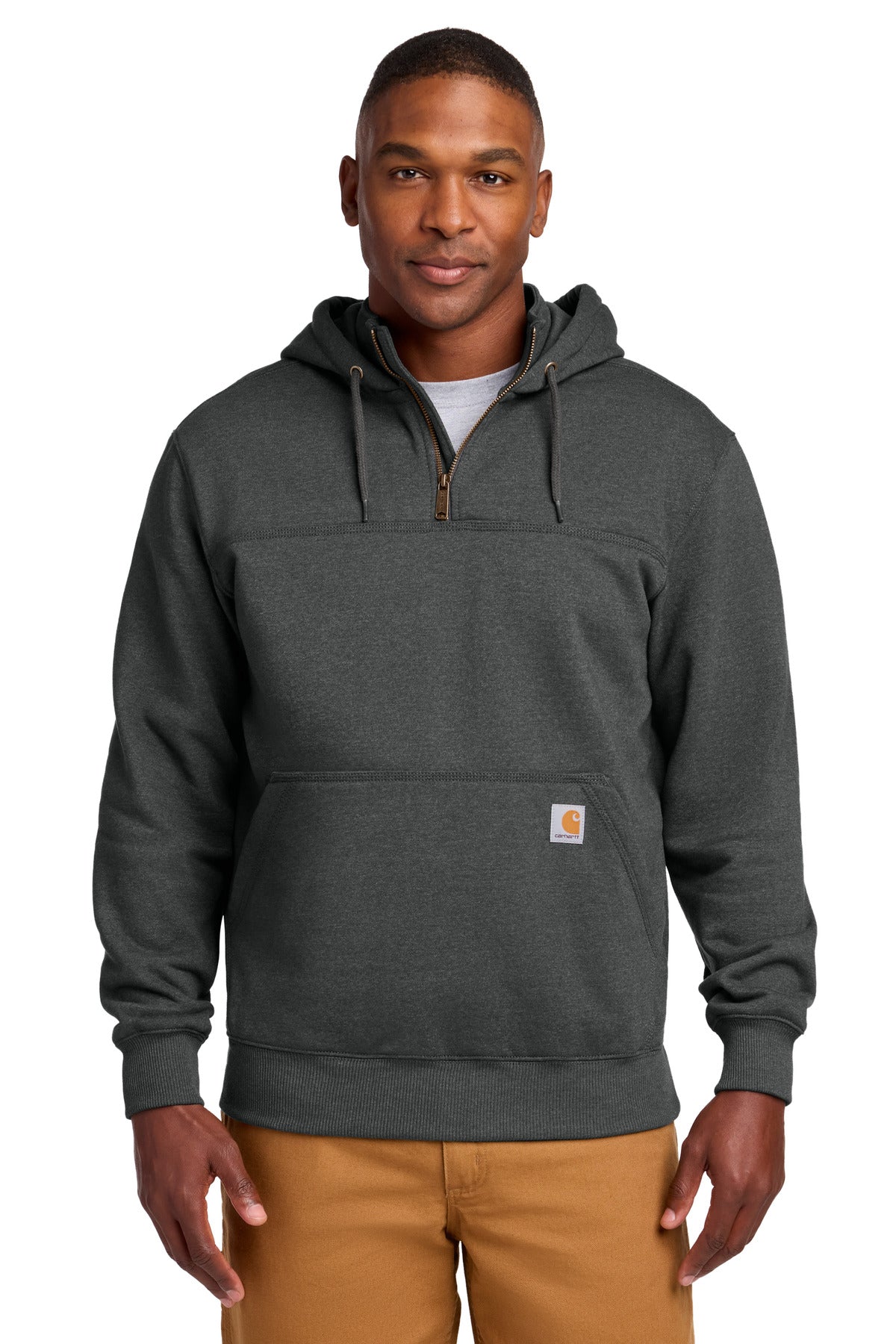 Carhartt CT100617 Rain Defender Paxton Heavyweight Hooded Zip Mock Sweatshirt