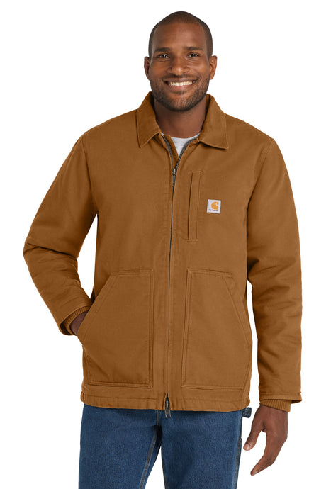 Carhartt CT104293 Sherpa-Lined Washed Duck Coat