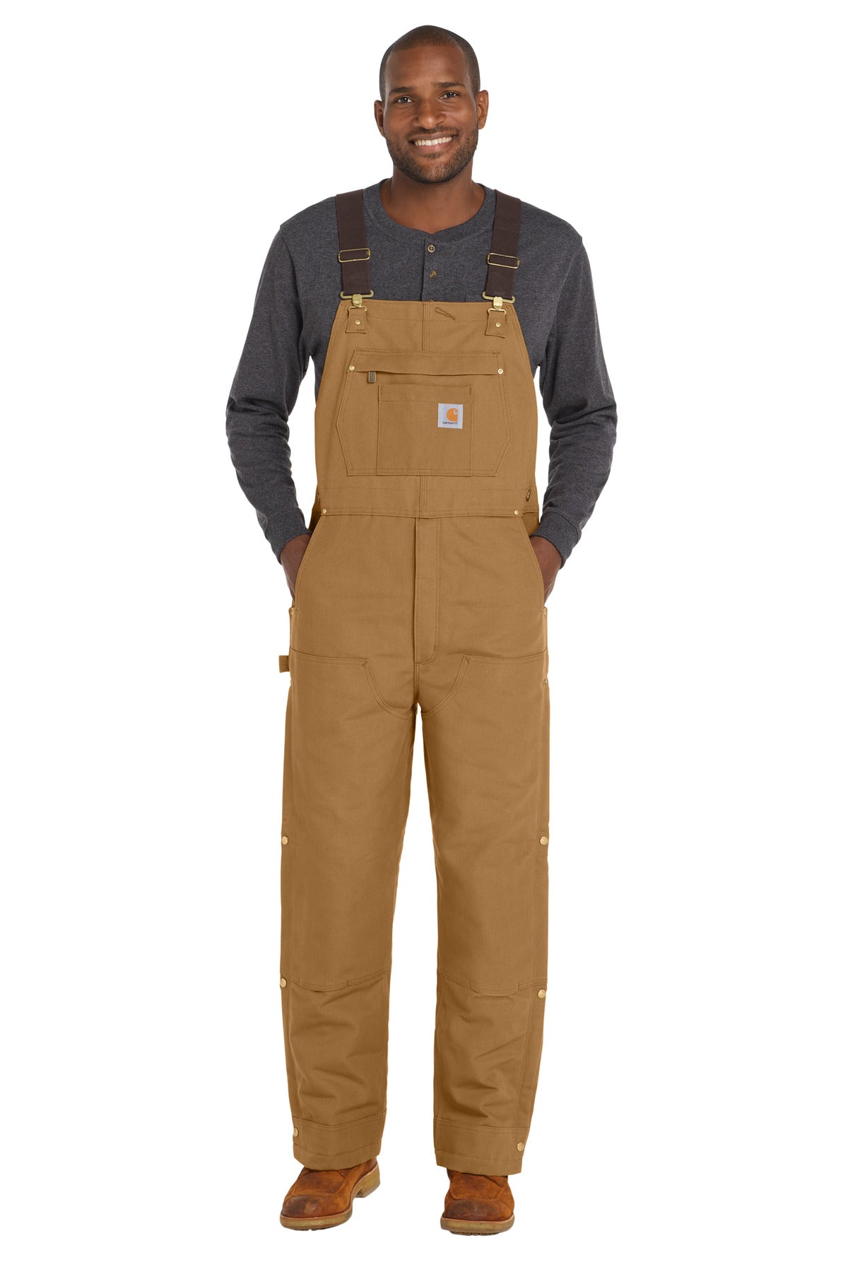 Carhartt CT106672 Firm Duck Insulated Bib Overalls