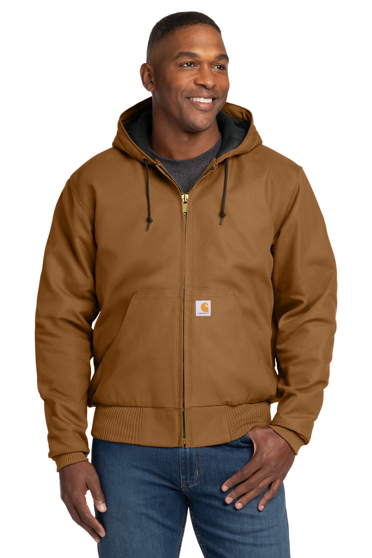 Carhartt CT106677 Quilted-Flannel-Lined Duck Active Jac