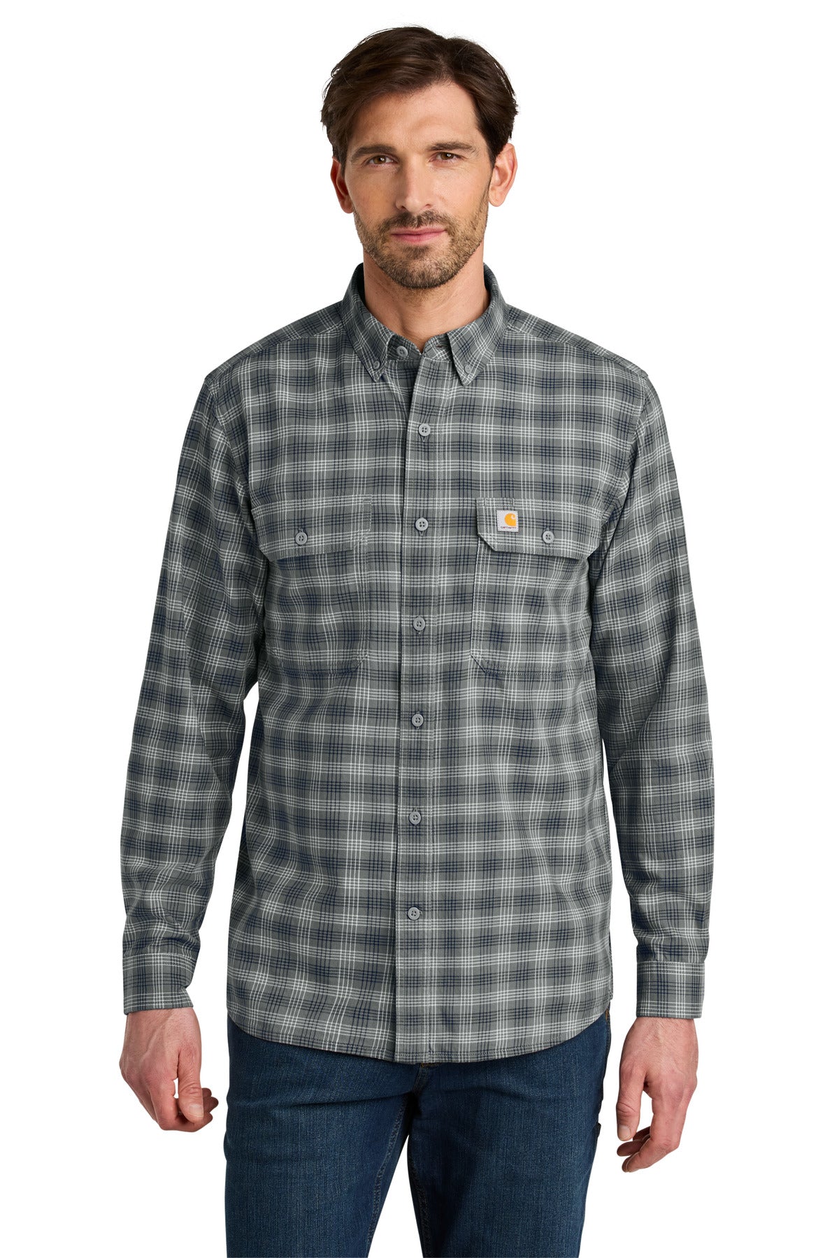 Carhartt CT107109 Rugged Flex Plaid Long Sleeve Shirt