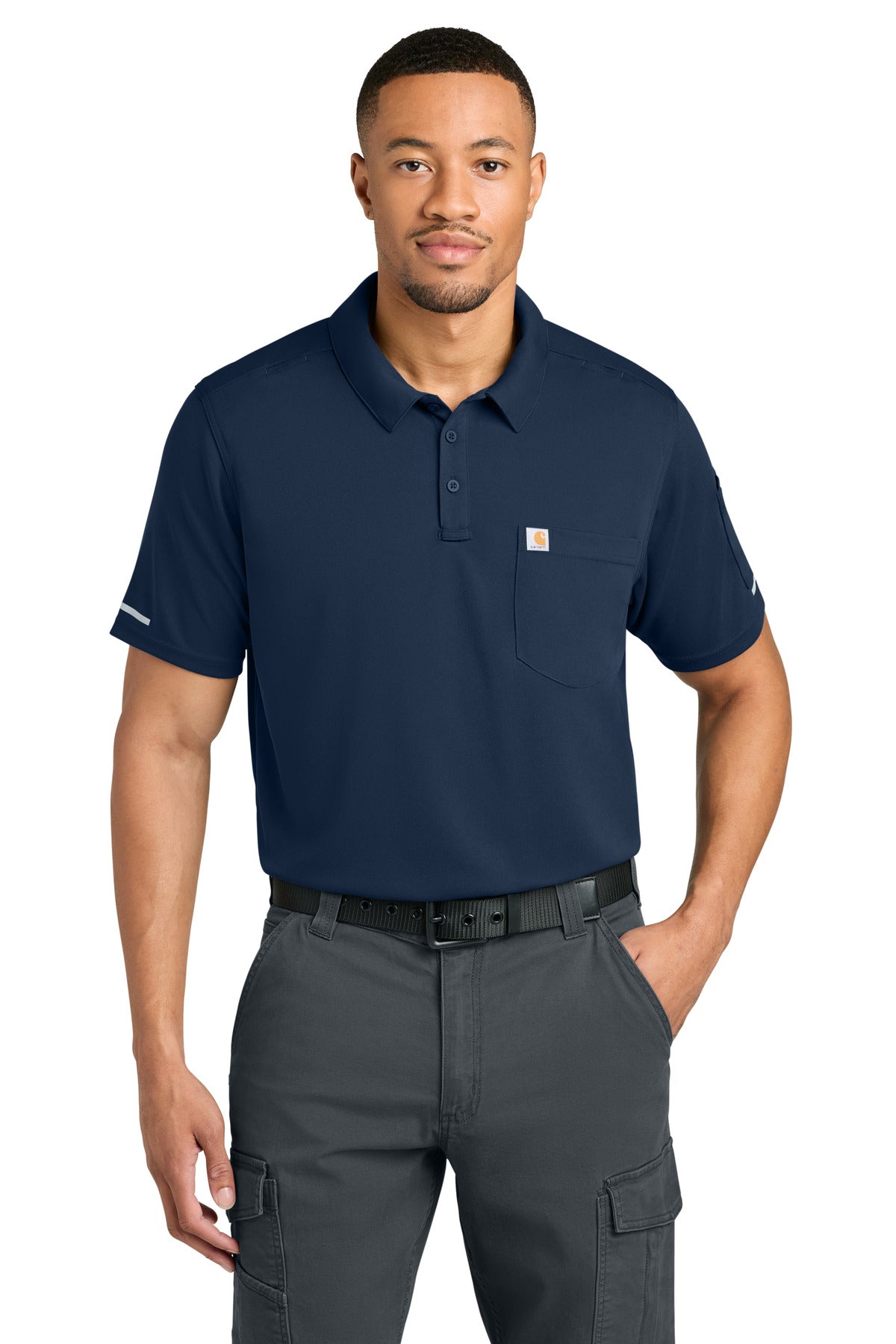 Carhartt CTC16119 Performance Polo with Reflective Taping