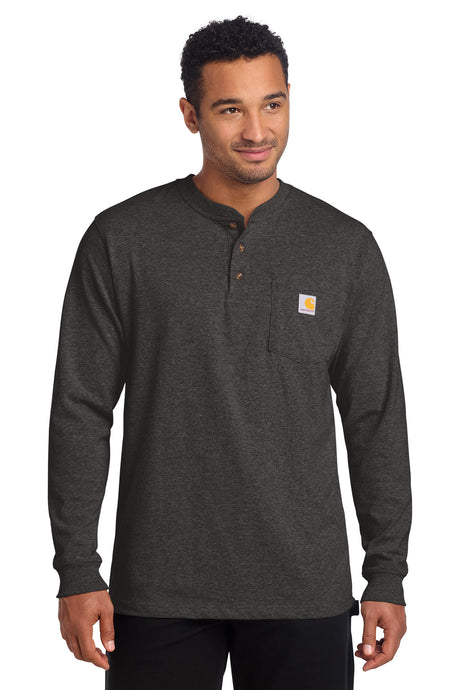 Carhartt CTK128 Long Sleeve Henley T-Shirt