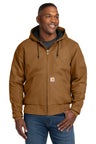 Carhartt CTT106677 Tall Quilted-Flannel-Lined Duck Active Jac