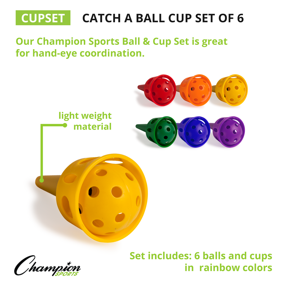 Champion Sports CATCH-A-BALL SET