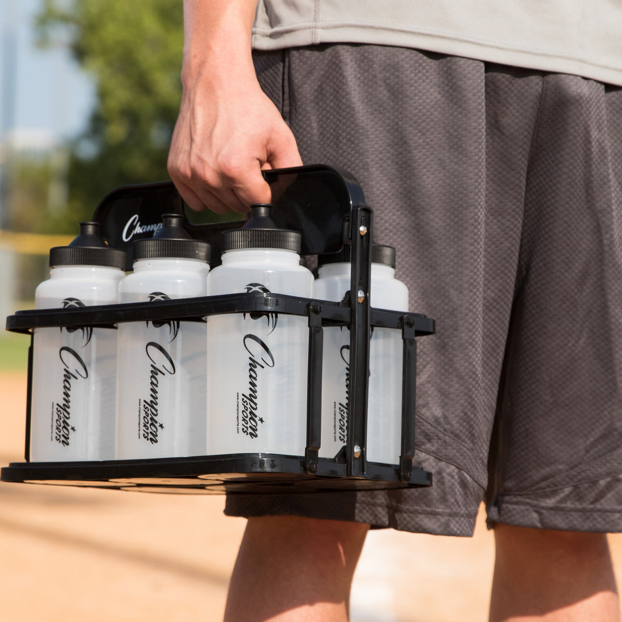 Champion Sports WATER BOTTLE AND CARRIER SET