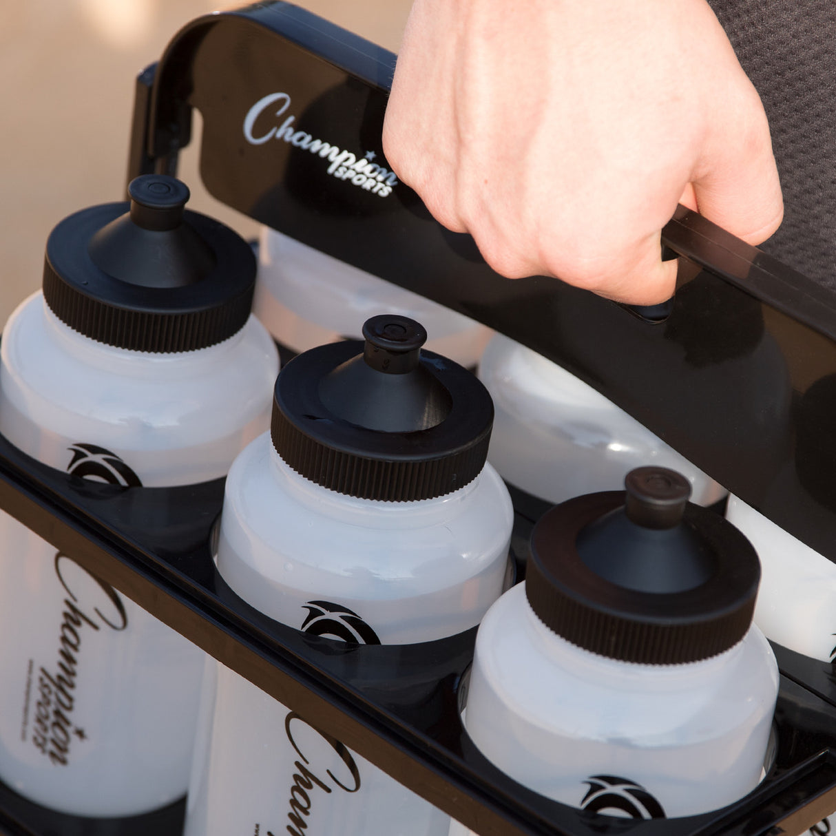 Champion Sports WATER BOTTLE AND CARRIER SET