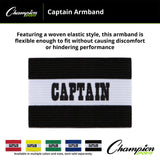 CAPTAIN ARM BAND, YOUTH BLACK