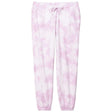 Joe's USA Ladies Beach Washed Cloud Fleece Tie-Dye Sweatpants Joe's USA Pink X-Small