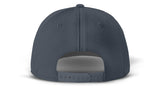 J7256 Clubhouse Performance Rope Cap - Charcoal with White Rope (Back)