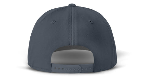J7256 Clubhouse Performance Rope Cap - Charcoal with White Rope (Back)