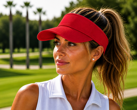 Joe's USA JV500 Bio-Washed Cotton Visor Adjustable Sun Visor Cap