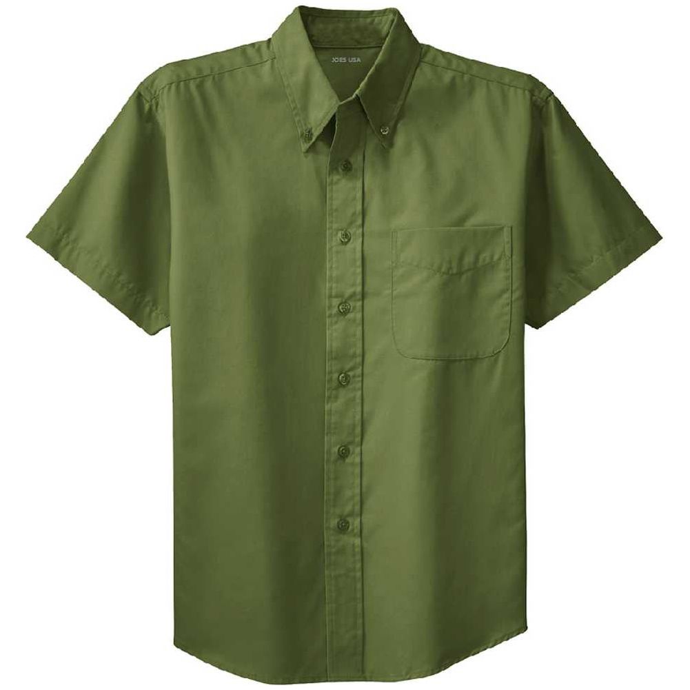 Joe's Men's Short Sleeve Button-Up Shirt Joe's USA Mens Apparel