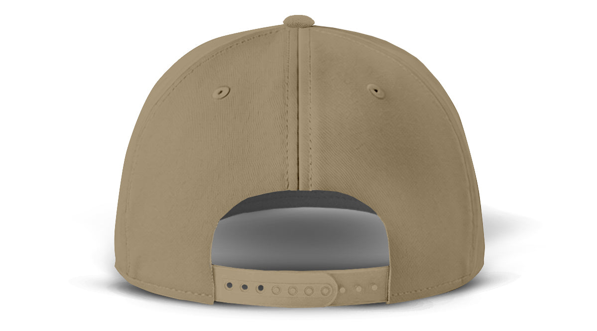 J7256 Clubhouse Performance Rope Cap - Coyote with Black Rope (Back)