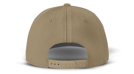 J7256 Clubhouse Performance Rope Cap - Coyote with White Rope (Back)