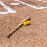 DIMPLED PITCHING MACHINE BASEBALLS WHITE