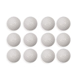 DIMPLED PITCHING MACHINE BASEBALLS WHITE