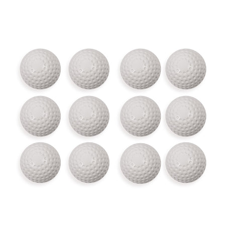 DIMPLED PITCHING MACHINE BASEBALLS WHITE