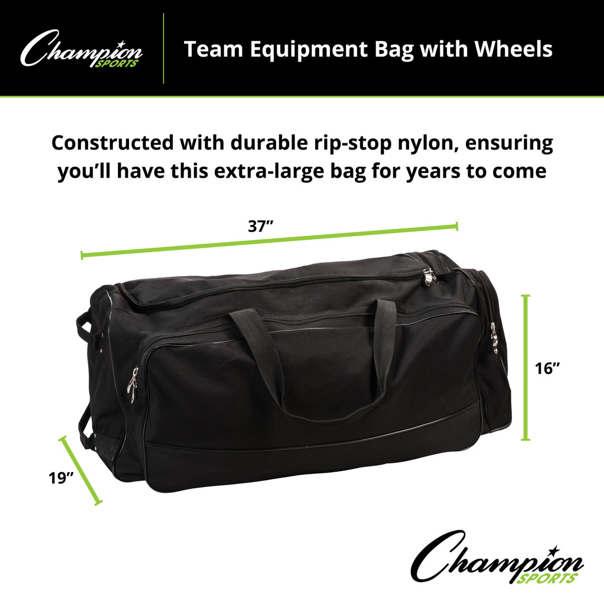Champion Sports WHEELED TEAM EQUIPMENT BAG