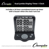 Champion Sports DUAL JUMBO DISPLAY TIMER