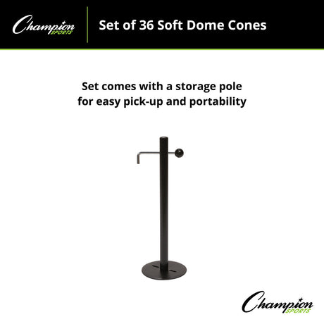 Champion Sports SOFT DOME CONE SET
