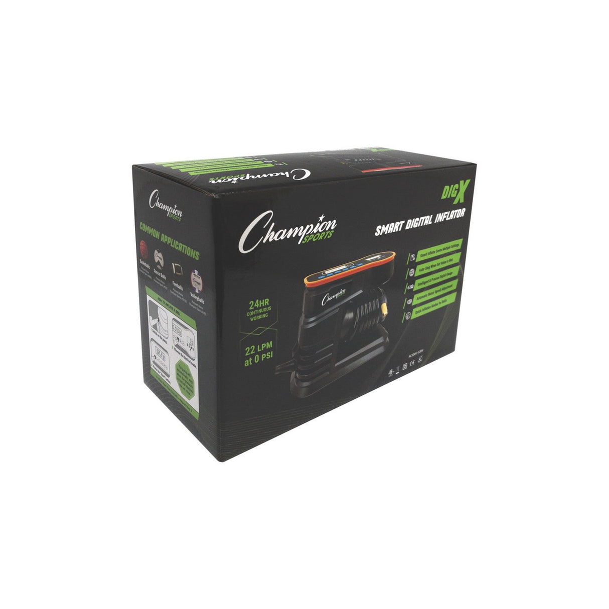 Champion Sports SMART DIGITAL INFLATOR PUMP