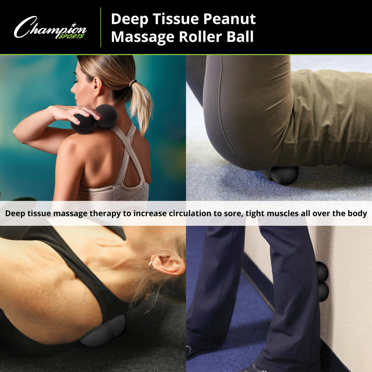 Champion Sports PEANUT MASSAGE BALLS
