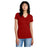 Ladies Perfect Weight V-Neck Tee Women's District Classic Red