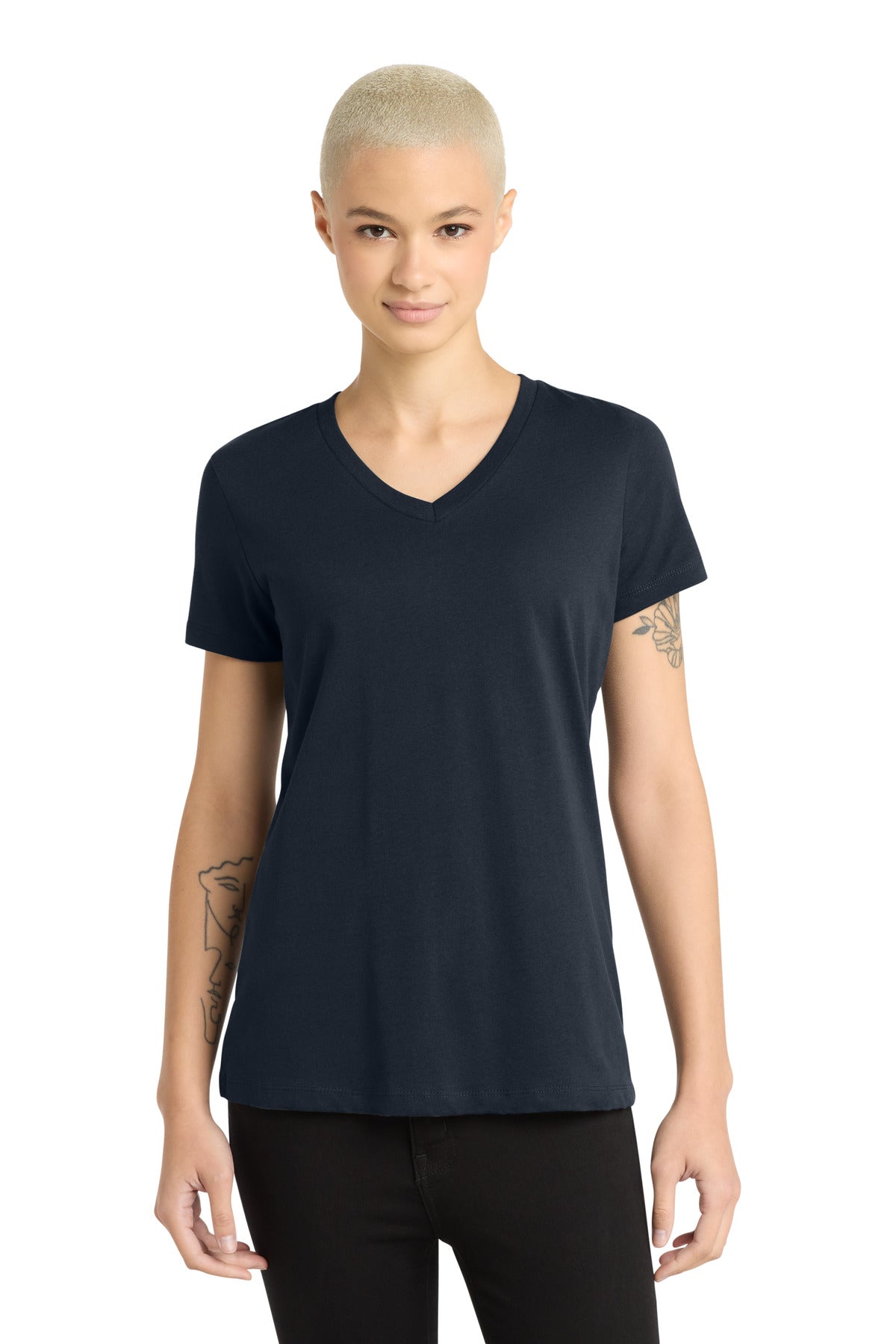 District DM1170L Women’s Perfect Tri Crewneck Tee