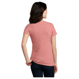 District® Women’s Perfect Blend® CVC V-Neck Tee DM1190L - Blush Frost Women's District