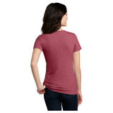 District® Women’s Perfect Blend® CVC V-Neck Tee DM1190L