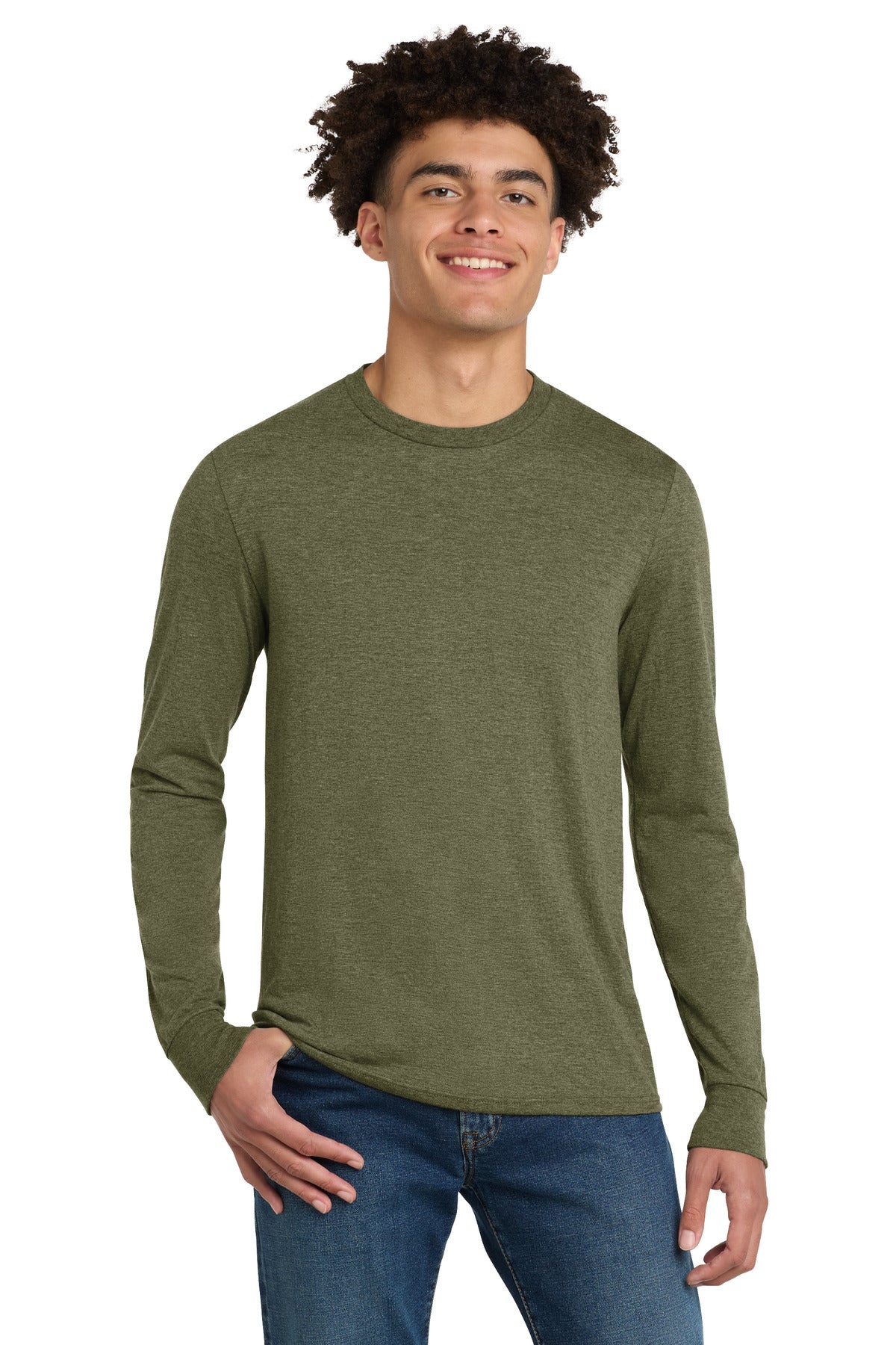 District ®  Perfect Tri ®  Long Sleeve Tee . DM132 - District DM132