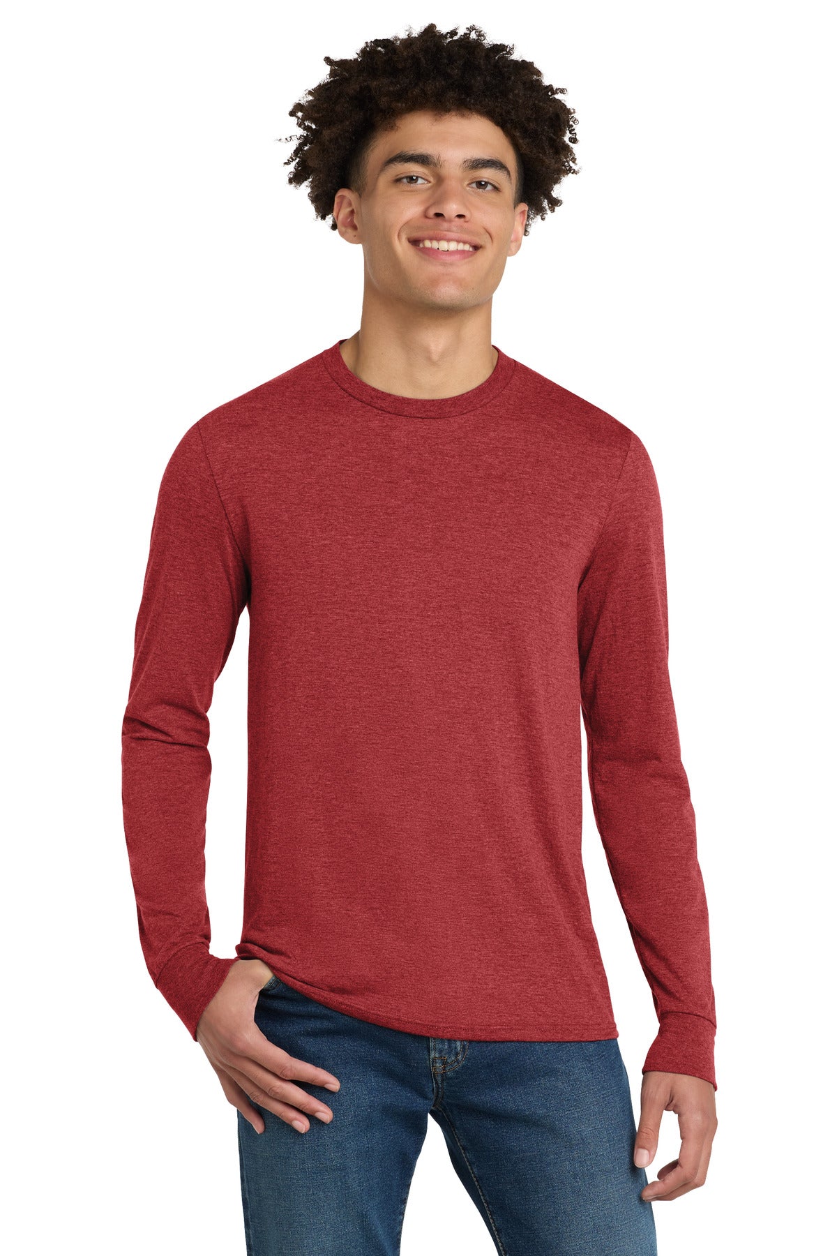 District ®  Perfect Tri ®  Long Sleeve Tee . DM132 - District DM132
