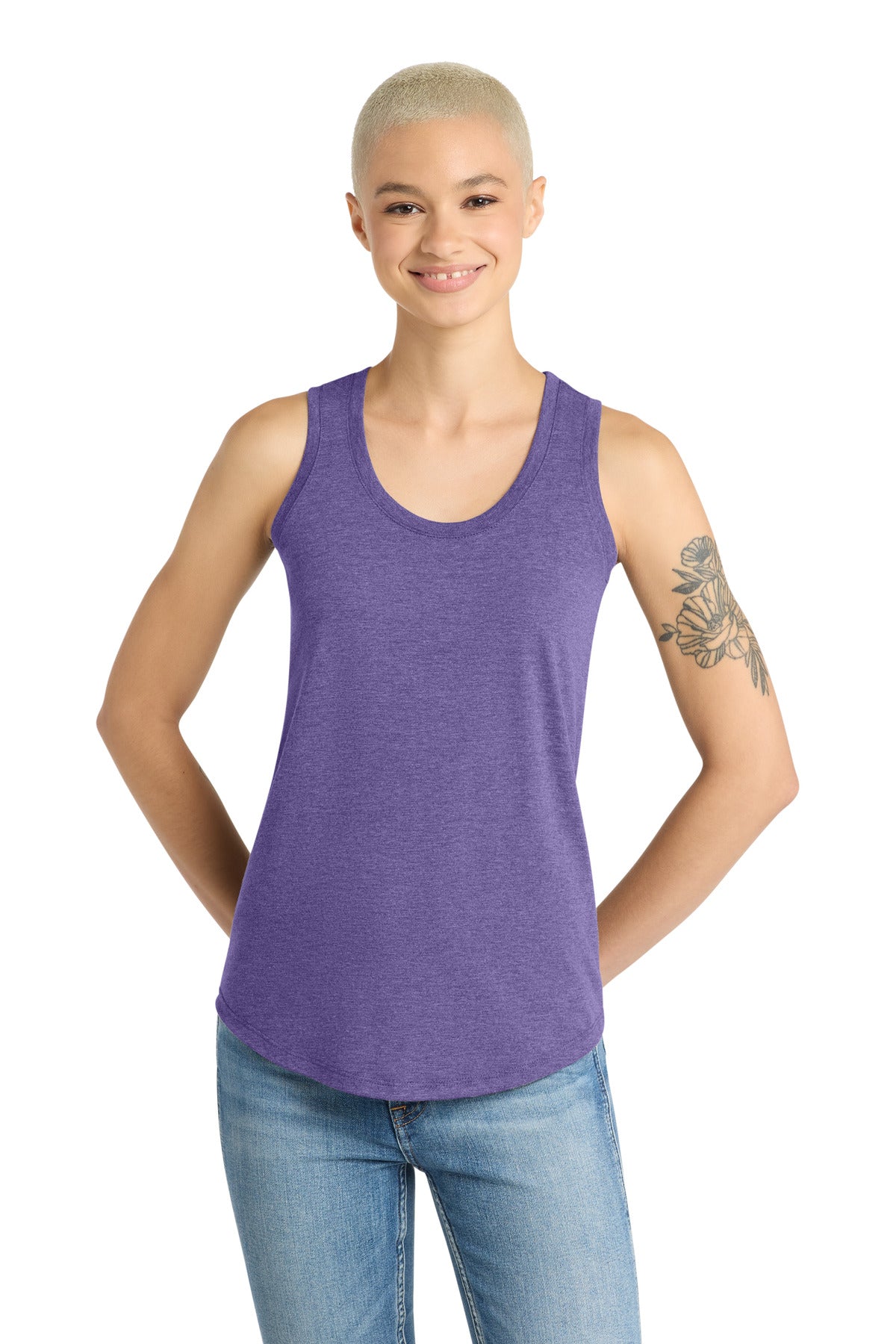 District DM138L Perfect Tri Racerback Tank