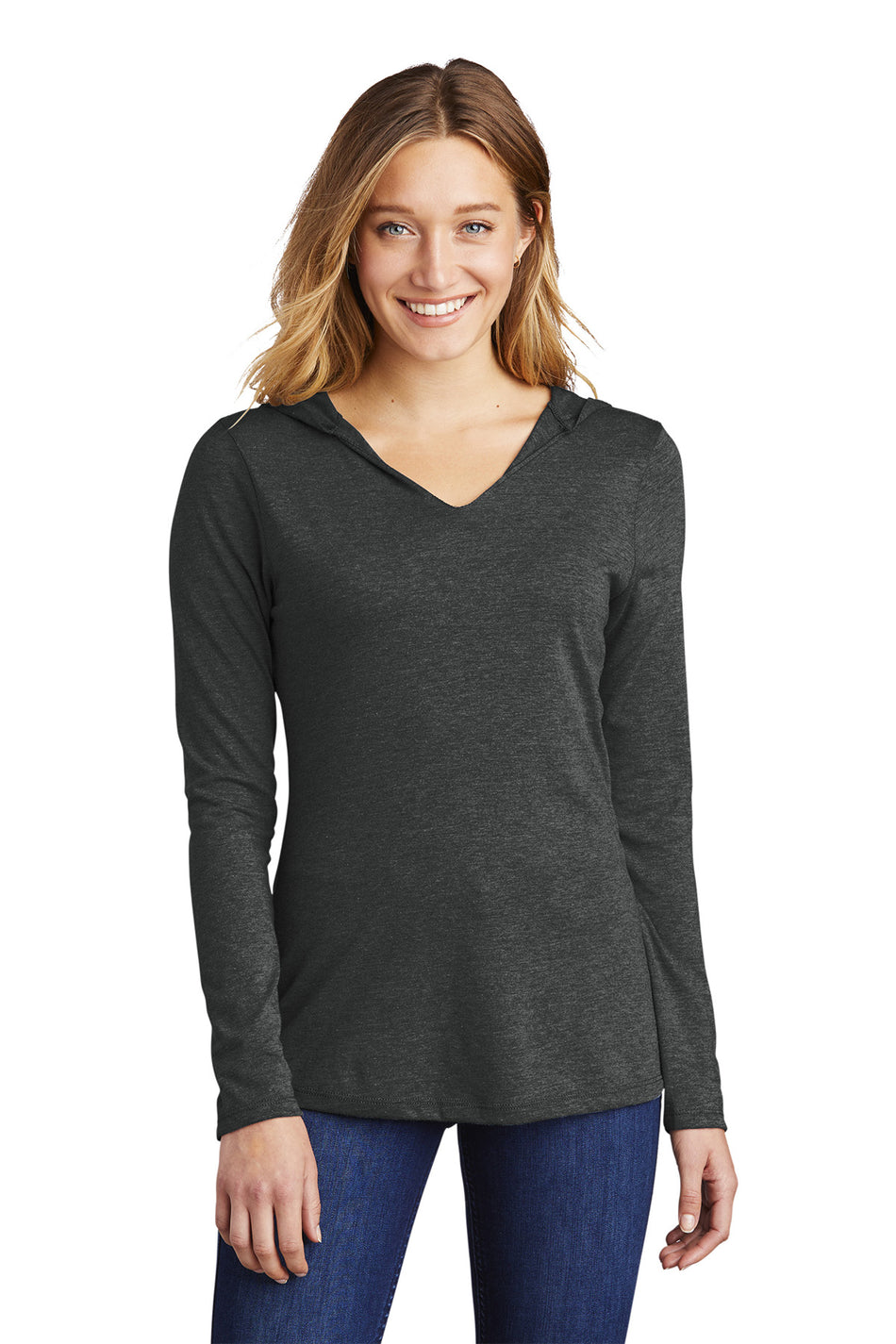 District ® Women’s Perfect Tri ® Long Sleeve Hoodie DM139L